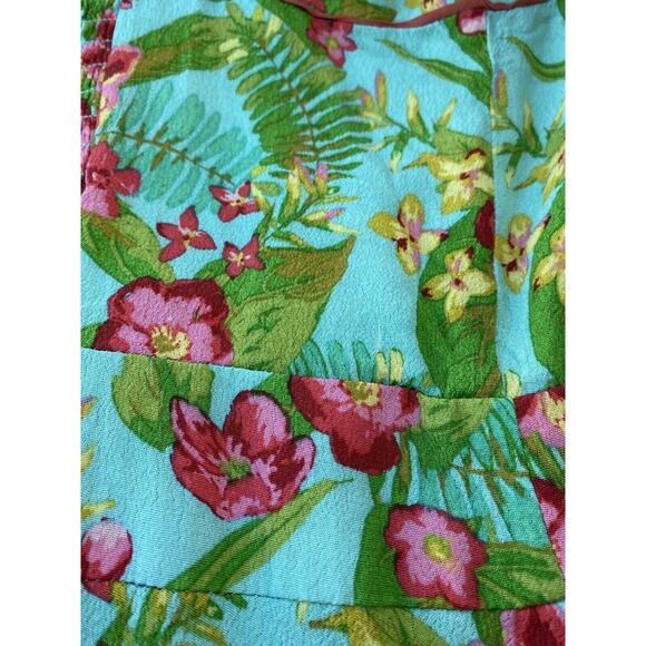 Matilda Jane Coconut Girl Womens 8 Hawaii Print Sweetheart Halter Feminine Dress - Picture 8 of 12